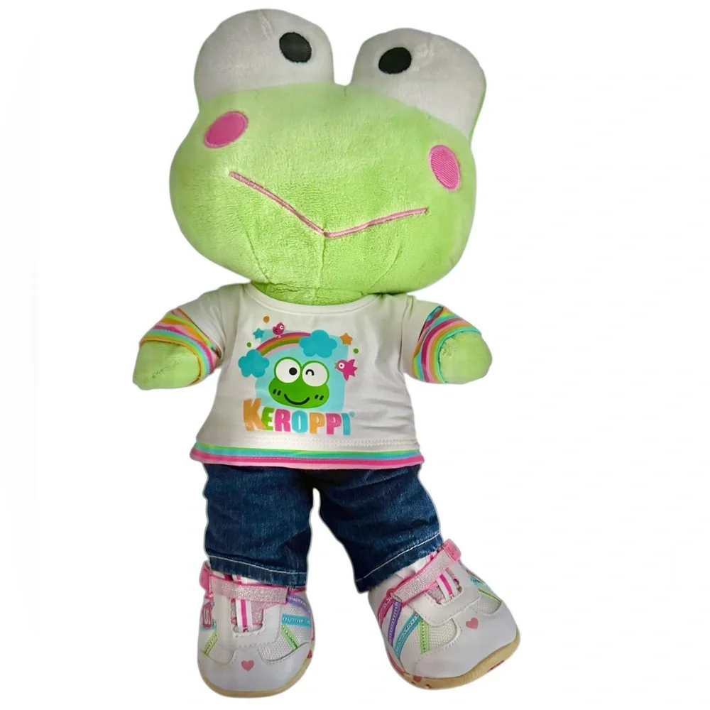 Build A Bear 2010 Sanrio Keroppi Plush & extra outfit